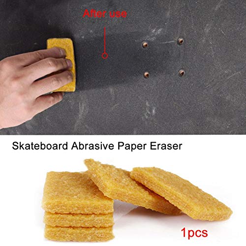 Leap-G Skate Griptape Verre Propre Papier Gomme Planche De Sable Skatboard Gomme pour Scooter Millet M365 Planche À roulettes Papier Abrasif Gomme À Pédale Nettoyant pour Papier Sablé Nettoyage