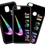  elhuron Carcasas De Moviles Fundas De TPU Compatible con El Modelo de Movil Samsung Galaxy S6 Edge Nike Color Lila Marcas Logotipo Moda