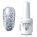 Elite99 UV LED Gel Nail Polish Nail Art Soak Off Varnish Manicure 15ml 329 Glitter Clear