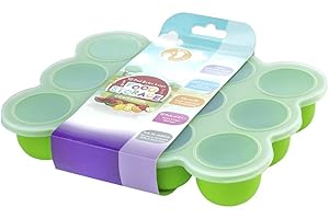 chuckle - XL 12 X 75 ml Boîtes De Conservation Pour Aliments Pour Bébés Avec Couvercle - Silicone De Qualité Alimentaire - Aliments Pour Bébés Faits Maison, Légumes, Glaçons, Purées De Fruits