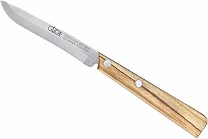 Güde Universalmesser Gross Olive, Solingen Multiuso Bordo seghettato, Coltelli universali da Cucina, 11 cm, Uni, Legno d'ulivo Unisex, Marrone, Taglia Unica