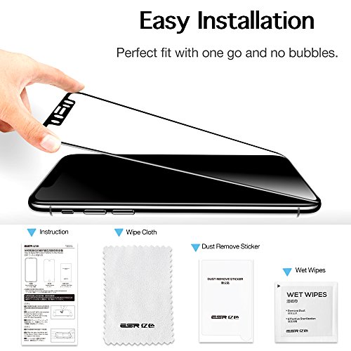 iPhone-X-Screen-Protector-Lifetime-Warranty-ESR-Premium-Tempered-Glass-Screen-Protector-Full-Coverage-Maximum-Protection-Up-to-22-Pounds-Force-Resistant-for-iPhone-X-58-Black