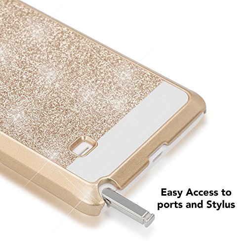 Samsung Galaxy Note 4 Funda Carcasa de NALIA Protectora Movil Purpurina Cubierta Dura Delgado Glitter Hard-Case Bumper Cover Cobertura Lentejuela Ultra-Fina para Telefono Samsung Note 4 - Gold Oro reviews Samsung Galaxy Note 4 Funda Carcasa de NALIA Protectora Movil Purpurina Cubierta Dura Delgado Glitter Hard-Case Bumper Cover Cobertura Lentejuela Ultra-Fina para Telefono Samsung Note 4 - Gold Oro