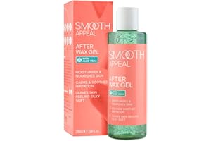 Smooth Appeal After Wax Gel - Professional Gel Moisturiser to Nourish, Calm & Soothe Skin After Hair Removal with Aloe Vera, For Bikini Line, Underarm & Face Care - Vegan 200ml
