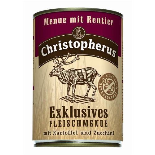 Preisvergleich Produktbild Christopherus Exklusives Fleischmenue 800 g 6 x mit Rentier