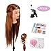 Beautystar 75CM Yaki Synthetic Hair Hairdressing Cosmetology Mannequin Manikin Training Training Head With Clamp Stand and Gifts