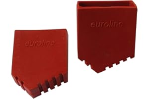 SDOVE 1 Paar Fußkappen Holzleiter 2x3-8 Spr. Holm 60x22mm Stabilo Krause 200020