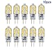 Produktbild Rokoo 10 STÜCKE LED Lampe G4 3 Watt AC / DC 12 V 220 V SMD2835 Lampada LED G4 Mini Birne Transparent Lichter Ersetzen Halogen