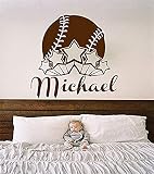 wandaufkleber babyzimmer Personalized Name Vinyl Sticker Basketball Wall Decals for Boys Decal Ball Baby Nursery Bedroom Room Dorm Decor Home Art Murals
