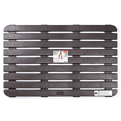 Tatay Holzvorleger für Dusche, rechteckig, 2,5 x 50 x 80 cm Modern 80x3x50 cm Oscura - 3