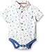 Kite Baby-Boys Camping Body Button Front Short Sleeve Shirt, Multicoloured (Ecru/Navy), 18-24 Months