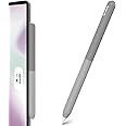 NIUTRENDZ Silicone iPencil Case Compatible with Apple Pencil 2nd Generation Case Gradient Color Protective Cover Sleeve Skin for Apple Pencil 2nd Gen (Apple Pencil 2nd Generation, Gradient Gray)