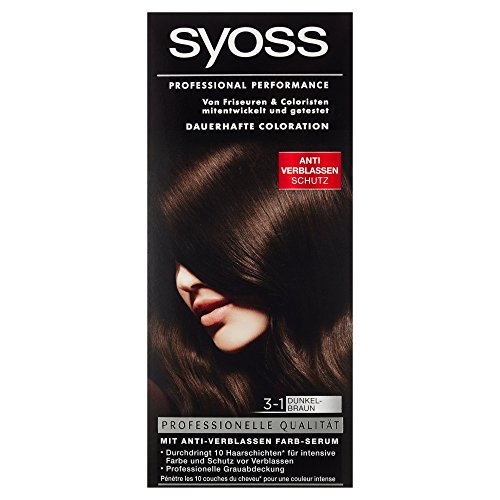 Syoss Coloration Stufe 3, 3-1 Dunkelbraun, 115 ml