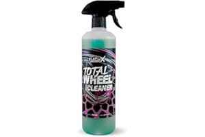 FULLCARX Total Wheel Cleaner 750ml Nettoyant Jantes Pneus Voiture, Puissant et Efficace, Substance Active Pourcentage Élevé, Dégraissant, Finition Brillante, Produit Nettoyage Detailing Professionnel