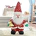 Produktbild Gaddrt Weihnachtsplüsch-Puppen-Ausgangsverzierungs-Dekoration spielt Weihnachtsmann-Puppe 45,35,30,25cm (C 30cm)
