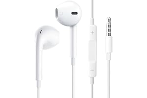 UCGOU Auricolari In-Ear Cuffie, Cuffiette con Filo e Microfono Jack da 3,5 mm, Cuffie ad alta risoluzione con Isolamento Acustico e Controllo del Volume, Compatibili con iPhone, Android, Samsung, MP3,Tablet