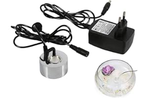 Maker Mist - Mist Maker ultrasons brumisateur Fontaine d'eau étang Atomiseur Air HUMIDIFICATEUR Moist Air froid brouillard avec adaptateur Ions négatifs EU Plug