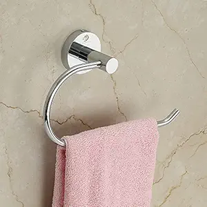 U-S-F BATH ACCESSORIES 304 Stainless Steel Towel Ring/Towel Holder for Wash Basin/Napkin Ring/Bathroom Accessories- Towel Holder (Chrome Finish)