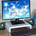Produktbild ALMD Office Desktop unterstützung Liquid Crystal Display erhöht Stehen Multi - funktions - Notebook auf Basis TV - Pad Weiße 380 * 240 * 80MM