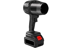 ‎CANDEON Candeon Mini Akku Laubbläser, Turbo Gebläse Akku Mit 1300mah Akkus, 800W 35000rpm Elektrische Staubgebläse Turbo Fan Handgebläse, Tragbarer LuftbläSer SchneefräSe Auto Trockner Gebläse