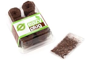 EAZY GARDENING Mini Zimmergewächshaus/Organische Anzuchtblöcke Eazy Seed Plug (6 Stck.)