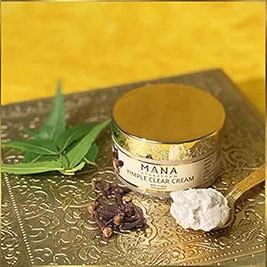 MANA AYURVEDAM PIMPLE CLEAR CREAM | Acne and blemishes control | 50g