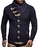  OPTIMALE PASSFORM: Der Slim Fit Herren Sweatshirt passt sich ihrem Körper durch einen taillierten Schnitt optimal an. Das zeitlose Design des Winter-Pullis sieht extrem modern und stylisch zugleich aus.