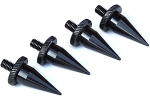 Ricable Custom SK1 Spikes - 4 pièces Pieds à Pointe Conique Absorbeur 80g M8 pour Haut-Parleur et Sub