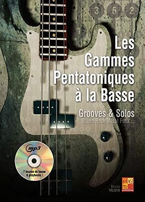 PLAY MUSIC PUBLISHING Les gammes pentatoniques à la basse (1 Livre + 1 CD)