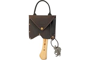 Bison 1879 trekking axe set - with useful equipment (fire steel + DUO sharpening stone) for travelling