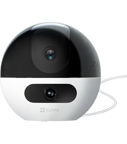 EZVIZ H6 5MP 3K Smart Home Security Wi-Fi Camera, 360掳 Pan/Tilt