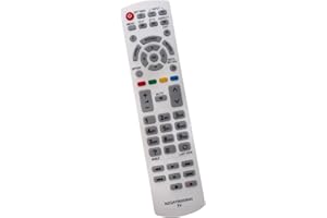 ALLIMITY N 2 QAYB 000840 Telecomando Sostituisci per Panasonic Viera TV TX-L39E6 TX-L39E6BW TX-L39E6EW TX-L39E6YW TX-L39EW6 TX-L39EX64 TX-L42E6 TX-L42E6BW TX-L42E6EW TX-L42EW6 TX-L42EW6W