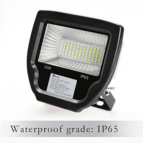 Anten® LED Fluter 30W Außenstrahler Flutlicht Scheinwerfer Baustrahler wasserdicht Kaltweiß - 3