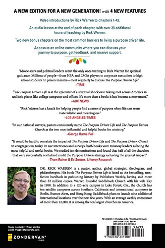 Livres Couvertures de The Purpose Driven Life: What on Earth Am I Here For?