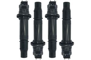 Germban F6T558 4-teilige Zündspule 5VY-82310-00-00 5VY823100000 Passend für Yamaha YZF R1 R6 R6S VMX V max