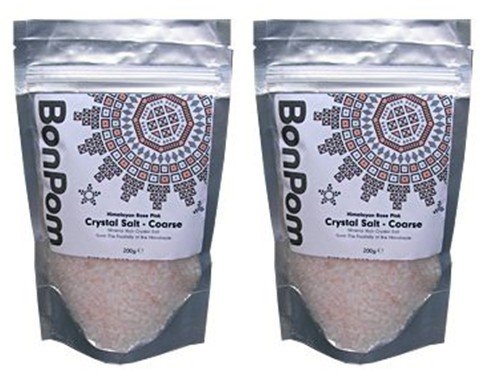 (2 Pack) - BonPom - Himalayan Salt Coarse | 200g | 2 PACK BUNDLE