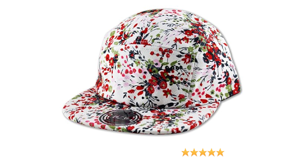 Itzu 5 Panel Snapback Baseball Cap 