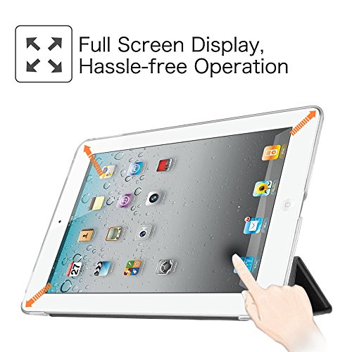 Fintie iPad 2 / 3 / 4 Hülle Case – Ultra Slim Superleicht Schutzhülle mit Lichtdurchlässig Rückseite Abdeckung Smart Cover Tasche mit Auto Schlaf / Wach und Standfunktion für Apple iPad 2 / iPad 3 / iPad 4 Retina Tablet, Don’t Touch - 8