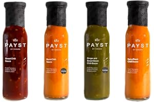 Payst 4 x 250ml Dipping Sauce Gift Pack Fresh, Handmade in London, Thai Dipping Sauces
