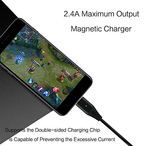 Magnetic-Cable-MENGGOOD-USB-Charging-Cable-Nylon-Braided-Micro-USB-Magnet-Charger-Data-Cables-Android-Charge-Line-for-Samsung-Galaxy-S2-S3-S4-S5-Huawei-LG-Sony-HTC-Kindle-PS4-Controller-etc