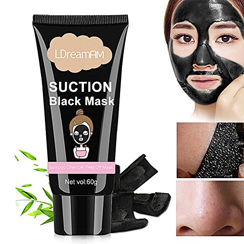 Mitesser Gesichtsmaske,Gesichtsmaske Schwarz,Schwarzen Maske,LDreamAM® Blackheads Reinigungsmaske Mitesser Entferner Schwarz Gesichtsmaske Peel Off Maske Akne Maske