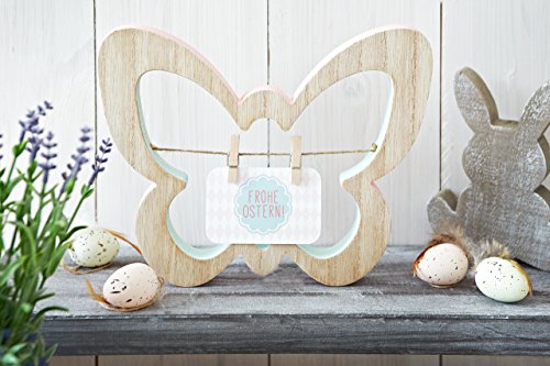 Heitmann Deco 62896 Holz-Schmetterling mit Klammern - 2