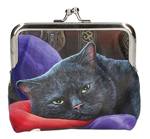 Price comparison product image Lisa Parker Coin Purse - The Jester - Black Cat Purse