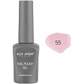 ALIX AVIEN A&ccedil;ık Pembe Kalıcı Oje 55-Yoğun Renk Veren Jel Oje 12 ml-Nail UV Gel Polish 55
