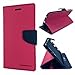 Sony Xperia M4 IN PINK WITH BLUE FLIP COLOUR All Sides Protection "360 Degree" Sleek Rubberised Matte Hard Flip Cover By MARKET AFFAIRS RS.239.00
