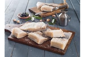VALUEACCESS Exclusive Portuguese Dry & Salted Cod, Cut/Bacalhau Salgado e Seco, Cortado - 1.5kg