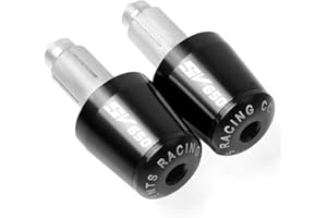 YP YUANPEI 7/8" 22MM Extrémités de Guidon de Moto pour SV650 SV 650 SV 650 s CNC Bouchons de poignée en aluminium Extrémités du Guidon