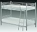 Produktbild Vaja Etagenbett Hochbett Metall silberfarbig 90x200