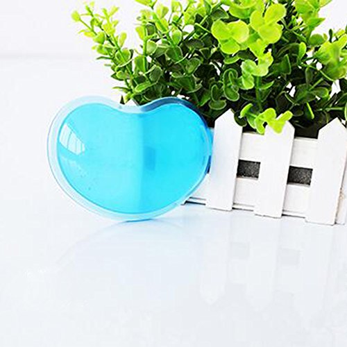 Delmkin Mauspad Silikon kühlen Handgelenk Maus-Pad reizender Kristall Gel Handballenauflage Anti-Rutsch-Mauspad (Blau) - 2
