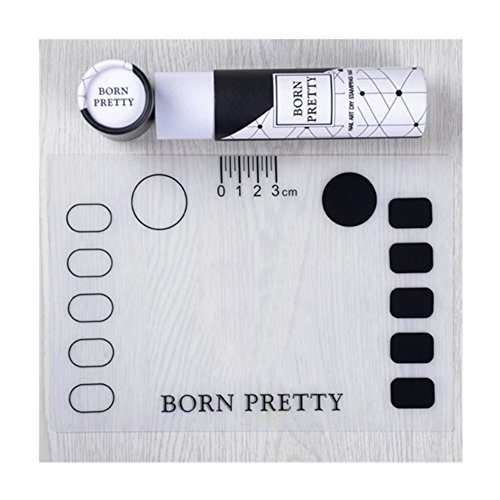 Born Pretty 1 Pc Silicone Stamping Mat 21*15cm Foldable Washable Pad with Box Manicure Nail Art Tool